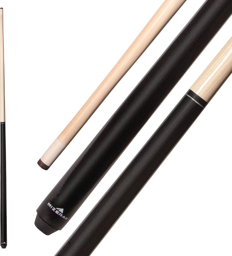Mizerak 40″ Shorty Pool Cue – One-Piece Hardwood Stick – 12mm Leather Tip – Best for Kids, Tight Spaces, or Precision Shots - Image 1
